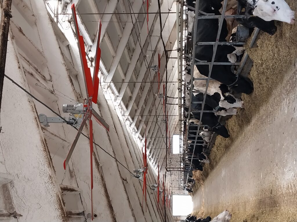 Установка вентиляторов СМР в ООО АГРОФИРМА ИМ. ГАГАРИНА