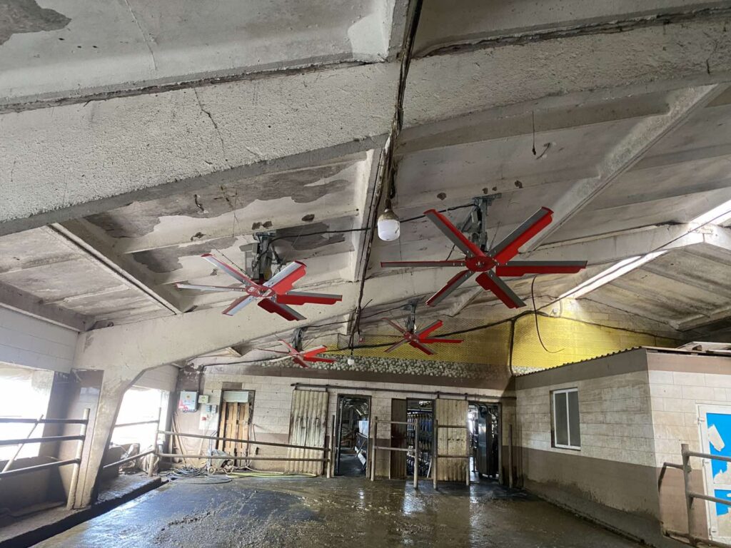 Установка вентиляторов СМР в ФЕРМЕРСКОЕ ХОЗЯЙСТВО «СТЕП»