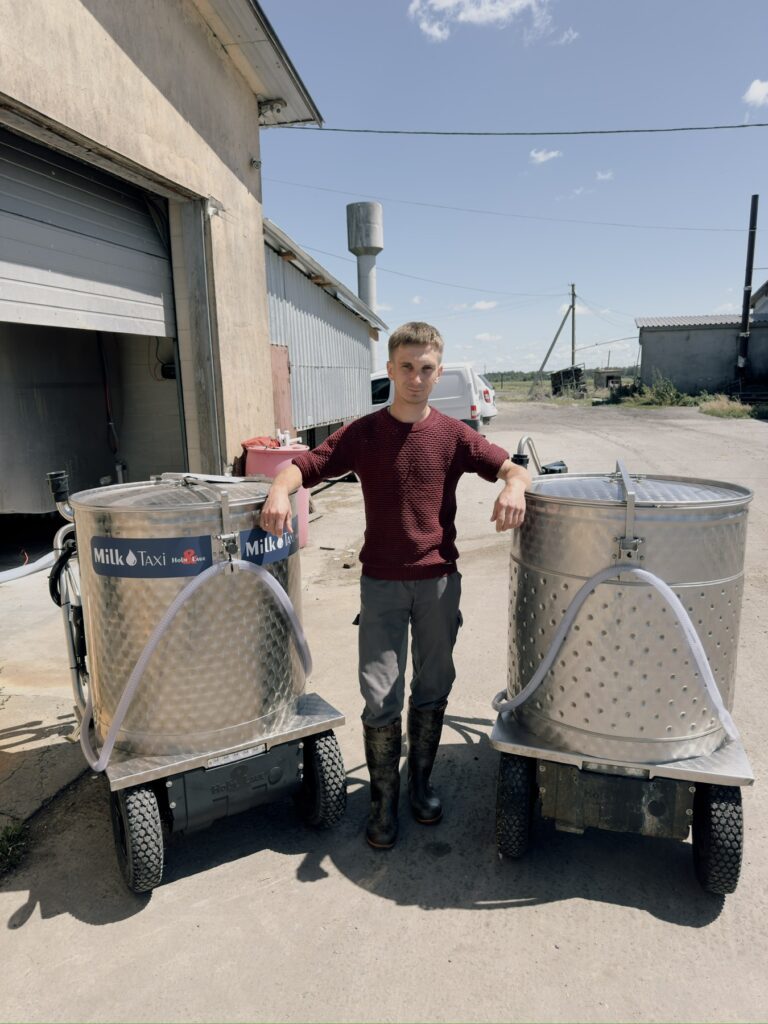 Установка молочного такси в СООО “Мирославель-Агро”