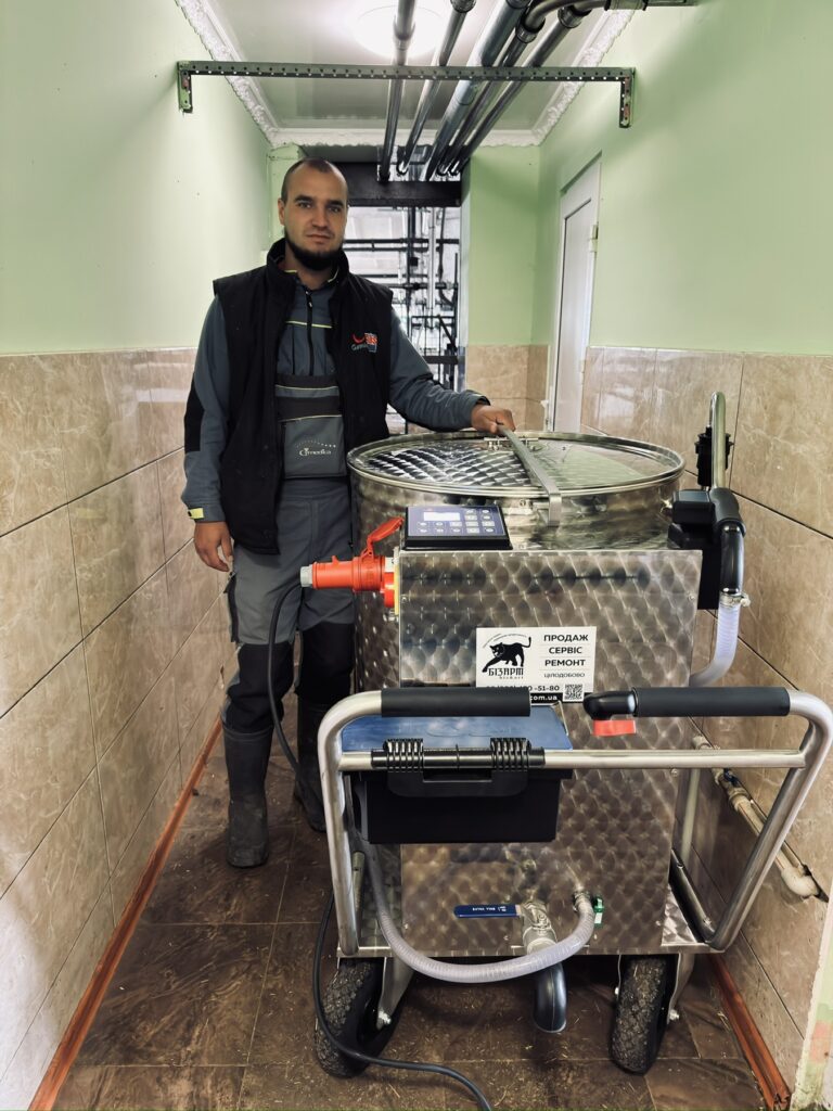 Установка молочного такси Holm&Laue на ФХ “АЛЕКСАНДРОВСКОЕ”