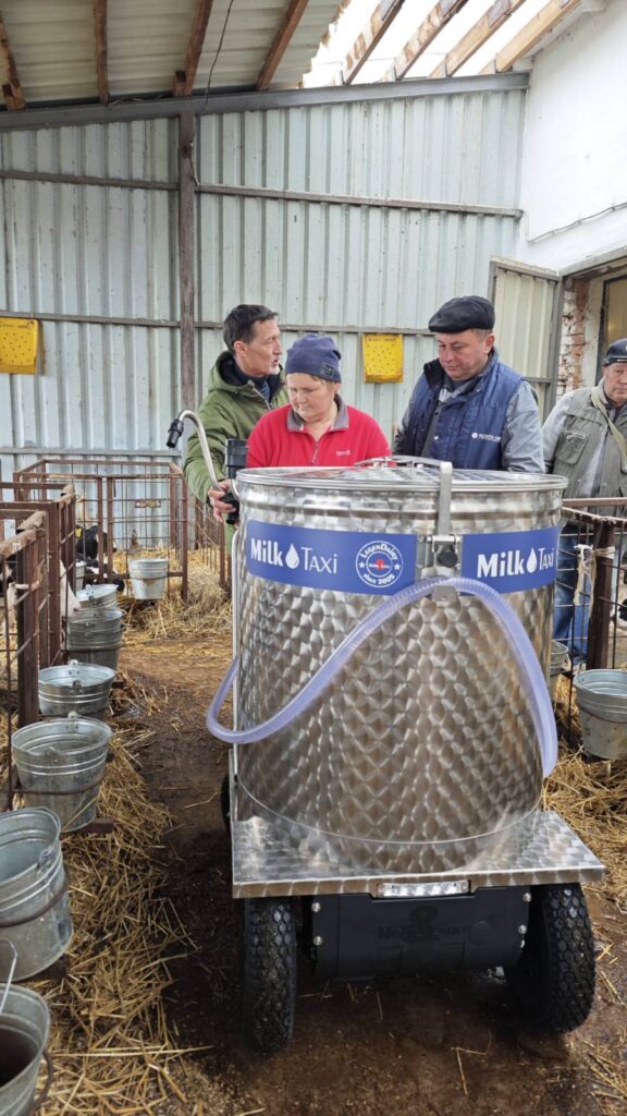 Установка молочного такси на ООО “АСТАРТА ПРИХОРОЛЬЕ”