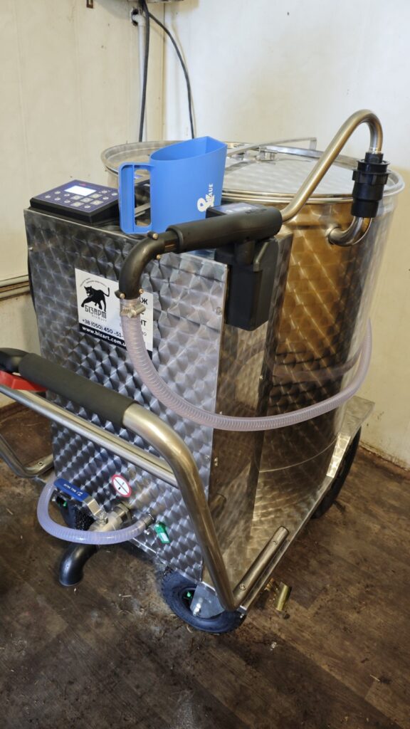 Установка молочного такси на ООО “АСТАРТА ПРИХОРОЛЬЕ”