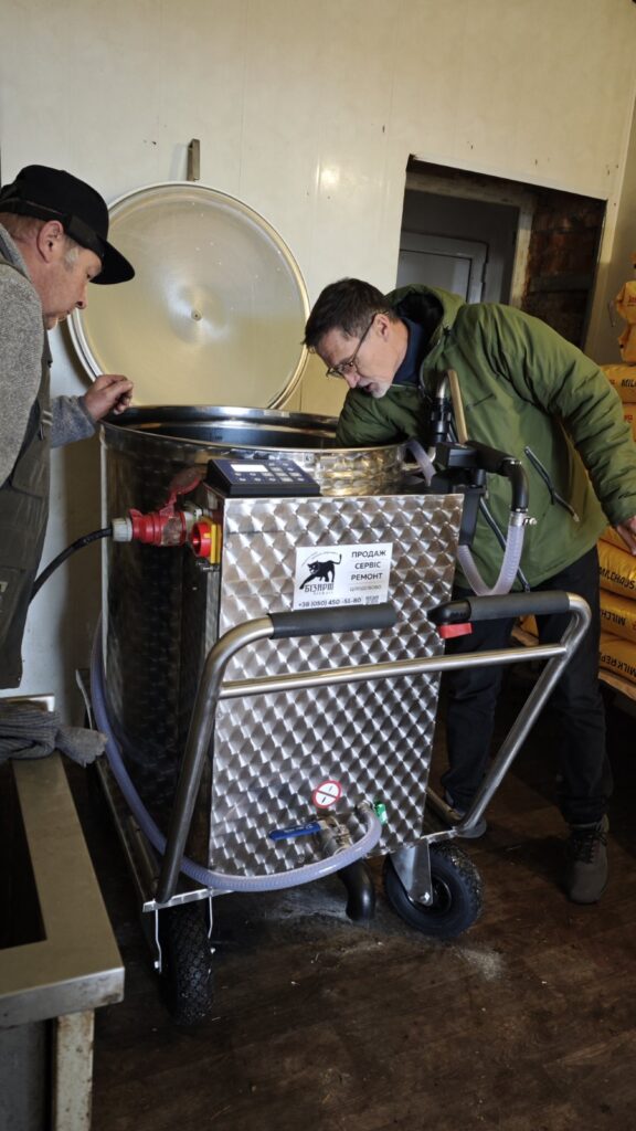 Установка молочного такси на ООО “АСТАРТА ПРИХОРОЛЬЕ”