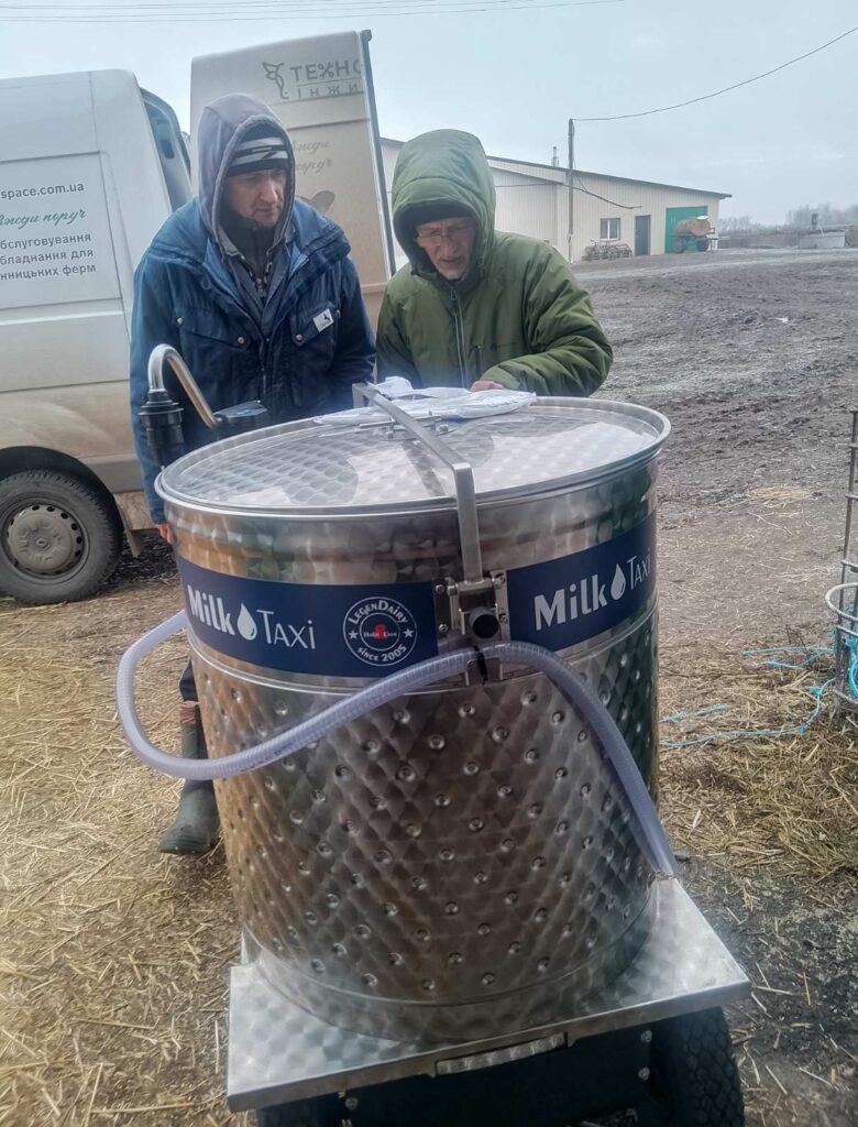 Установка молочного такси на ЧСП “ФОРТУНА”