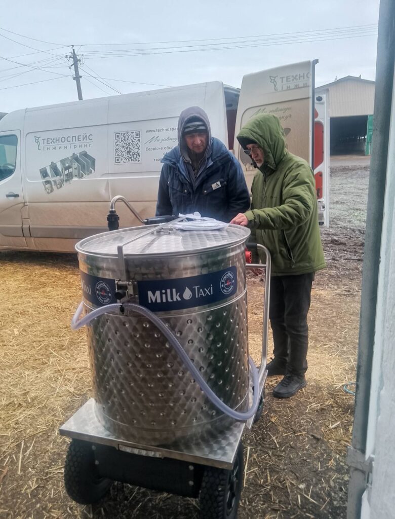 Установка молочного такси на ЧСП “ФОРТУНА”