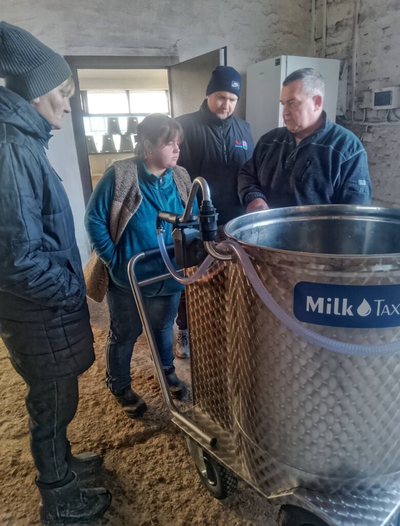 Установка молочного такси на CХПП “ДРУЖБА”