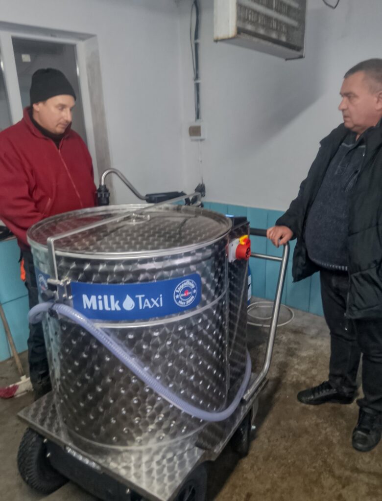 Установка молочного такси на СФХ “РАССВЕТ”