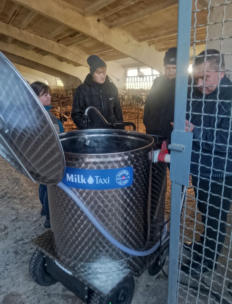 Установка молочного такси на CХПП “ДРУЖБА”