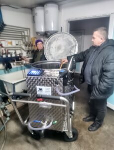 Установка молочного такси на СФХ “РАССВЕТ”