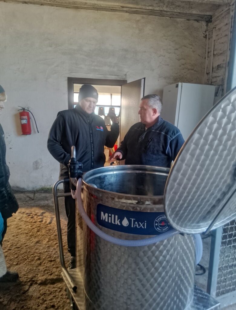 Установка молочного такси на CХПП “ДРУЖБА”