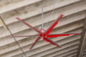 Установка вентиляторов СМР в ООО “НПФ”УРОЖАЙ”