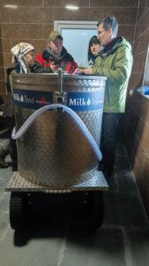 Установка молочного такси на ФХ “ДНЕСТРЯНСКИЕ ЗОРИ”